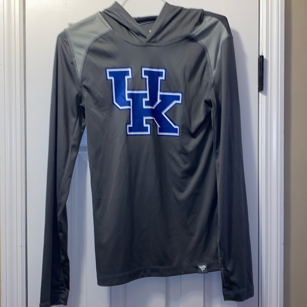 Mens l/s performance with hood fanatics